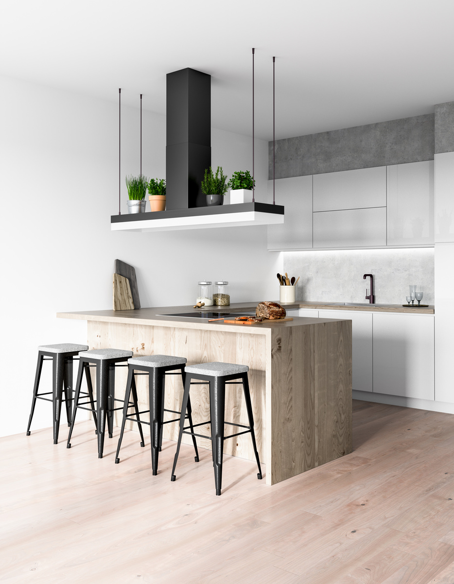 Modern kitchen interior